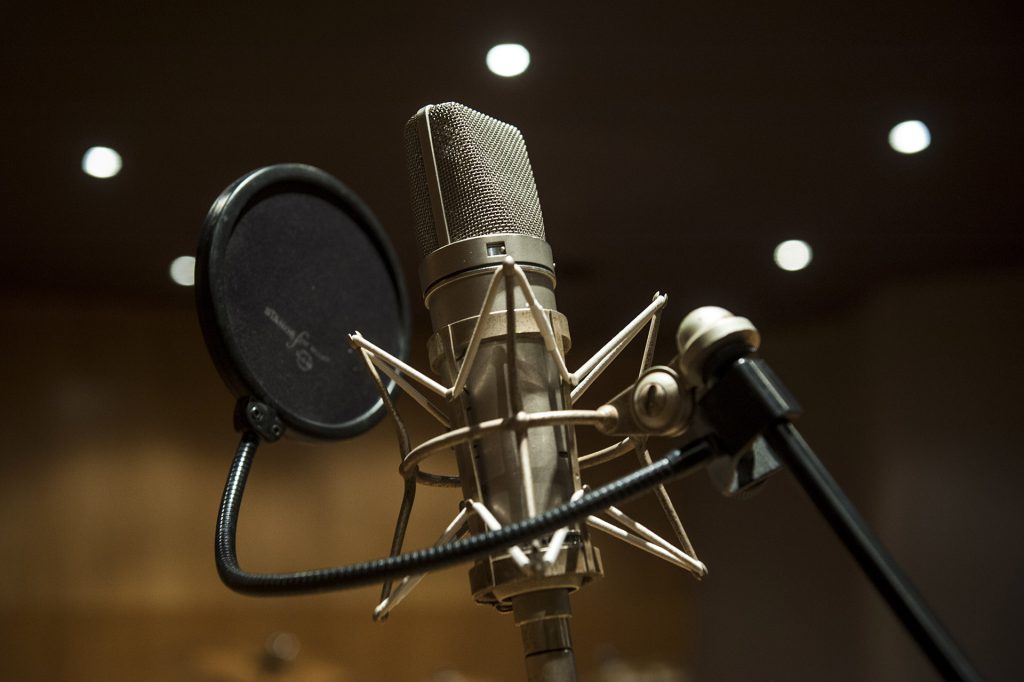 microphone pour studio de musique