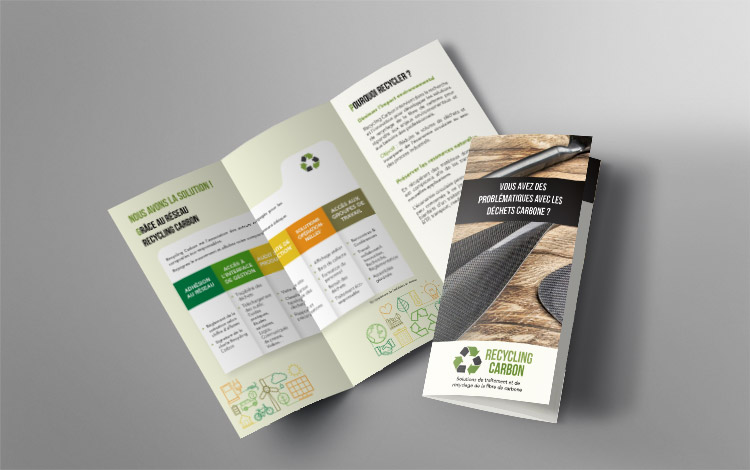 design de supports de communication imprimés